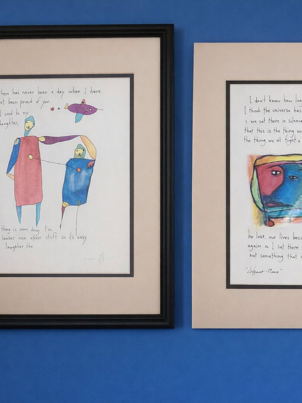 Story People By Brian Andreas 2000 Set Of 2 Prints Different Plans Quiet Pride